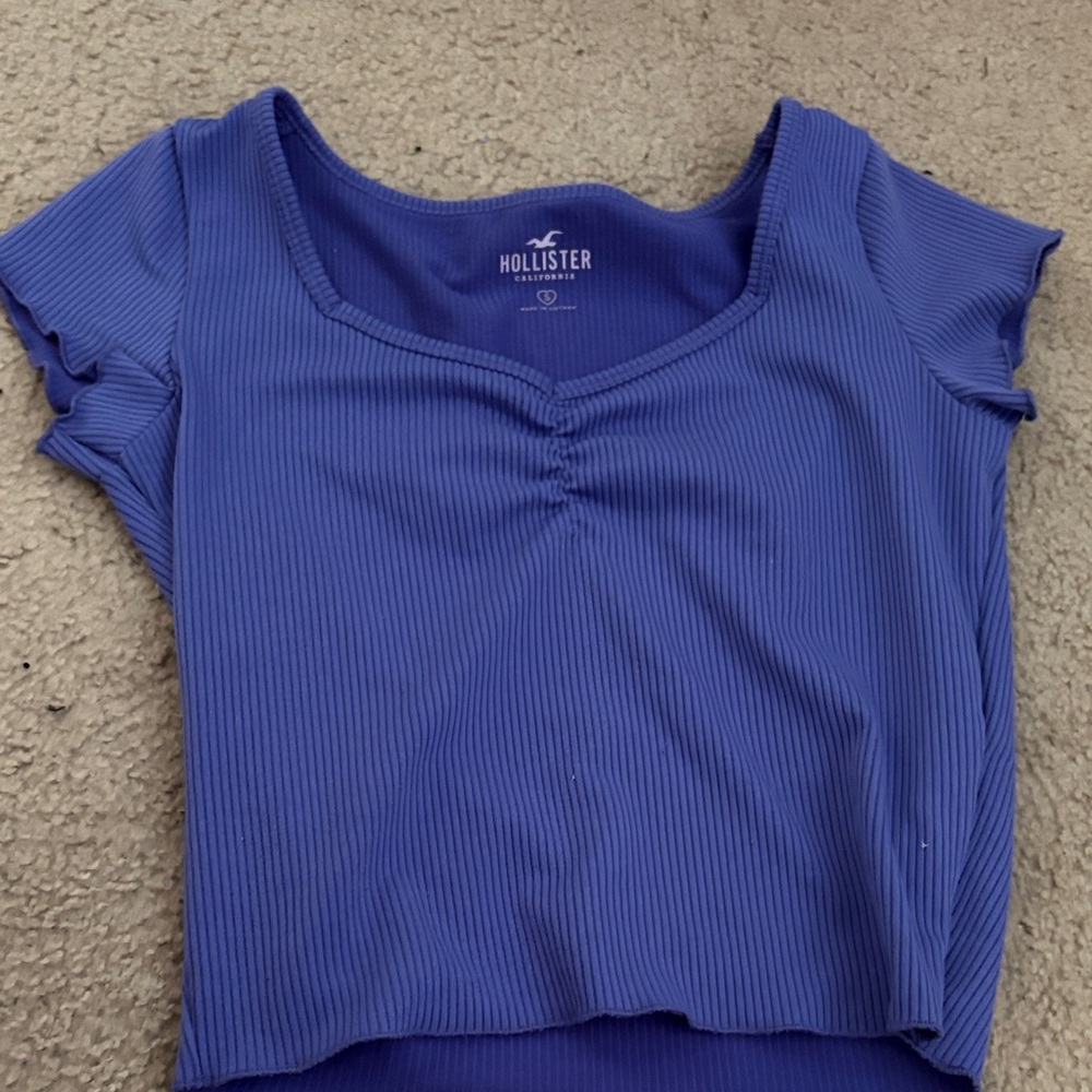 Hollister Women's Vibrant Blue/purple Blouse